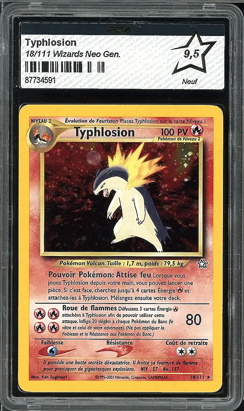 PCA 9.5 Typhlosion Holo