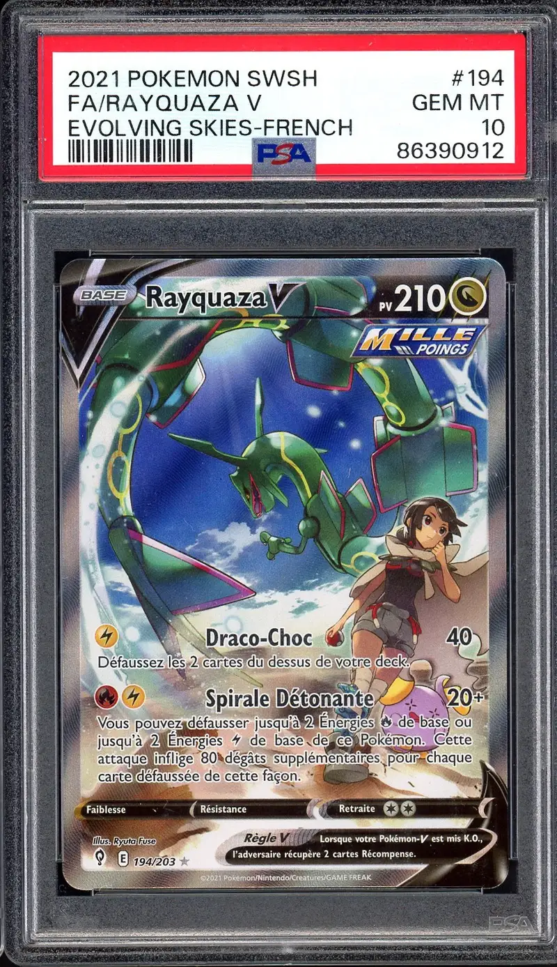 PSA 10 Rayquaza V