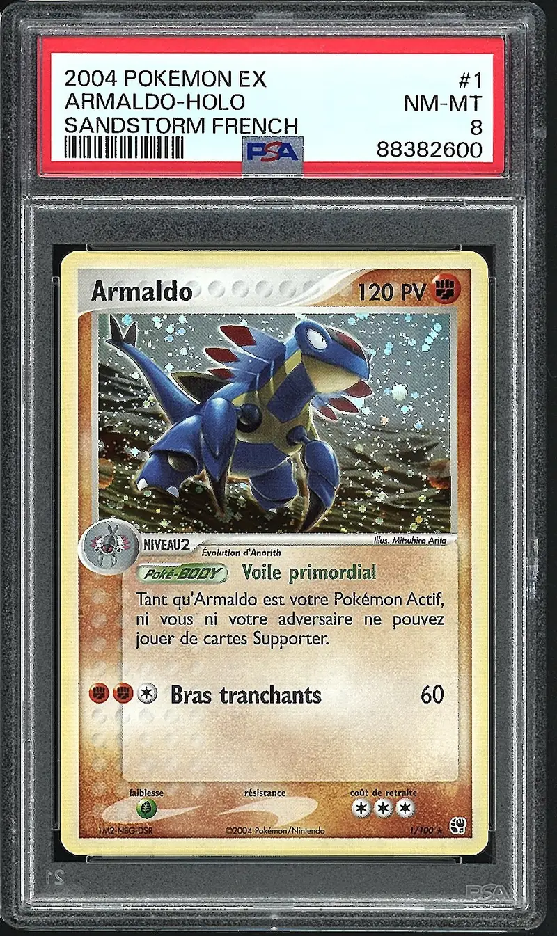 PSA 8 Armaldo Holo