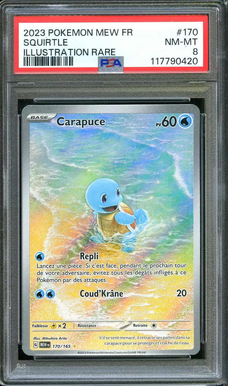 PSA 8 Carapuce