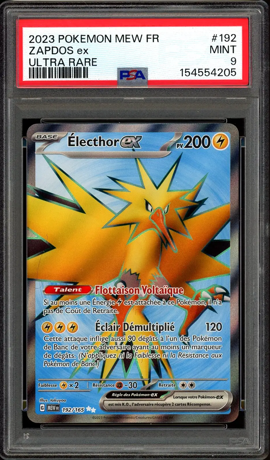 PSA 9 Electhor Ex