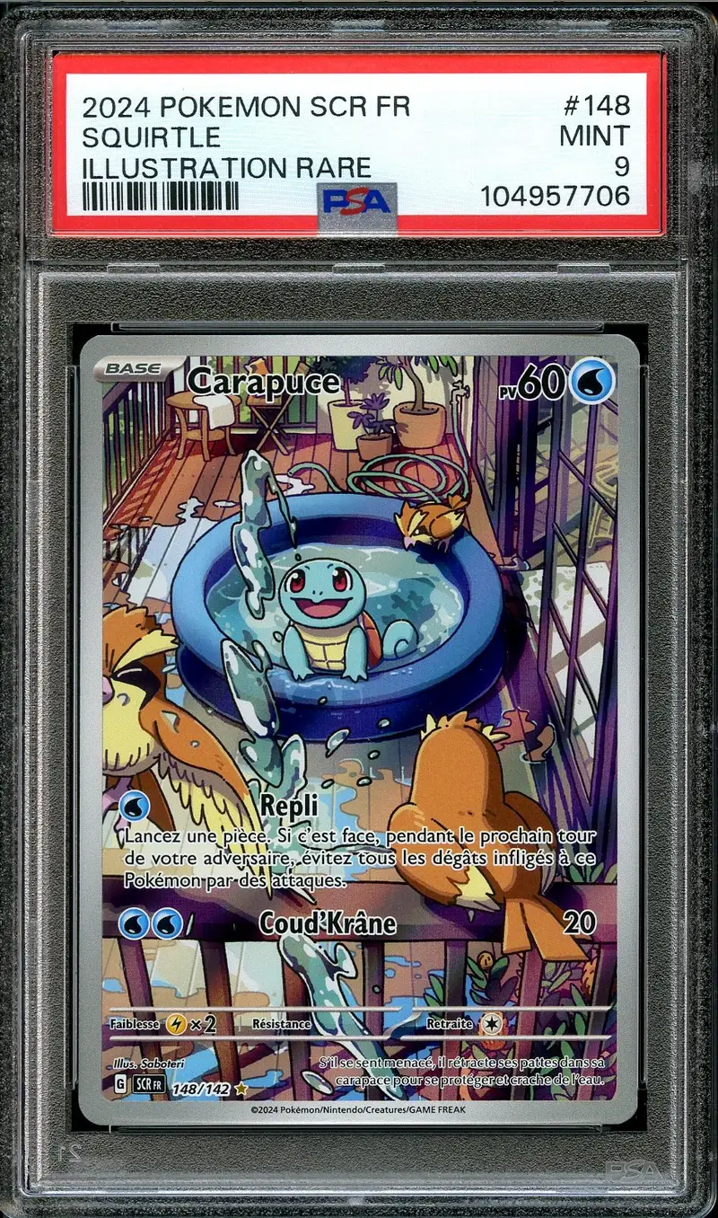 PSA 9 Carapuce