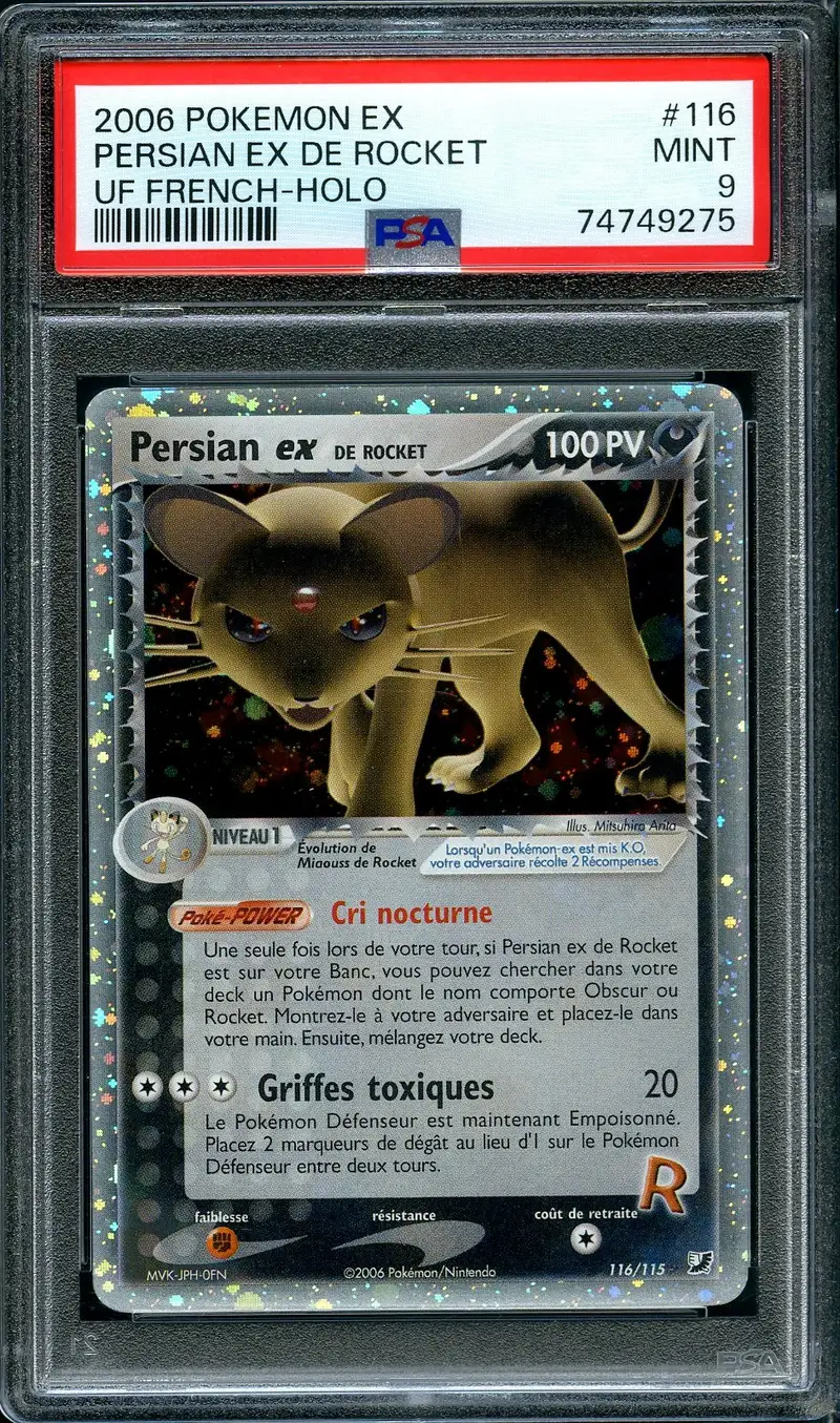 PSA 9 Persian Ex de Rocket