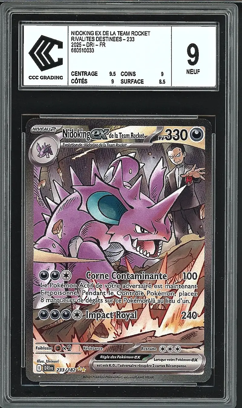 CCC 9 Nidoking Ex de la Team Rocket