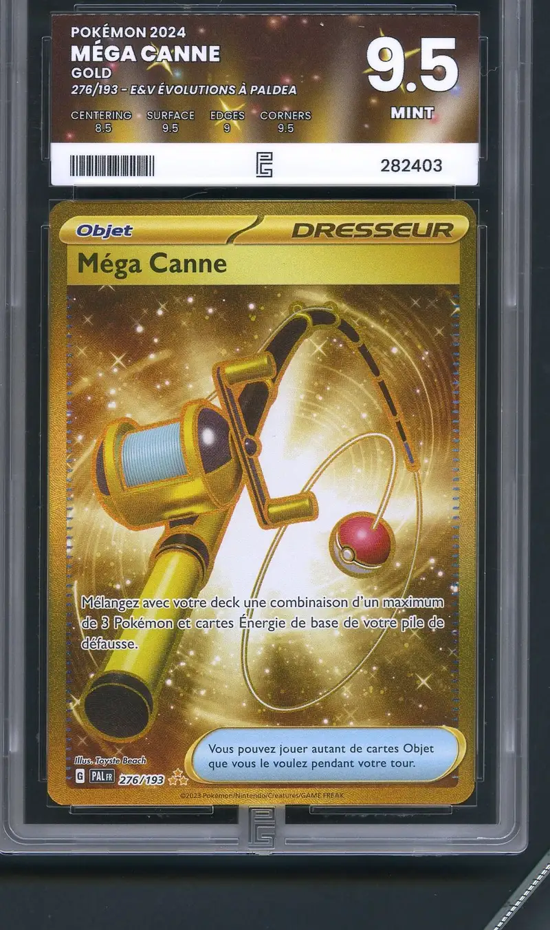 PG 9.5 Méga Canne Gold