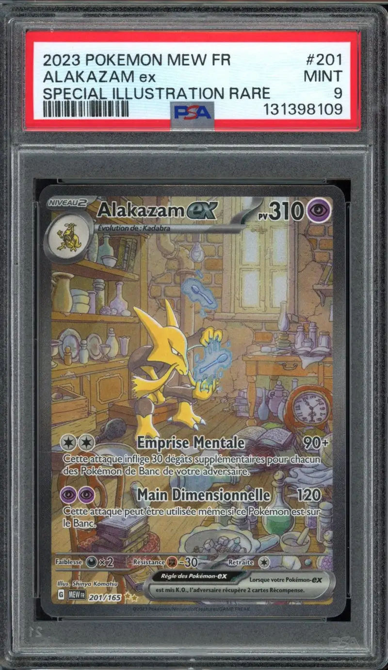 PSA 9 Alakazam Ex