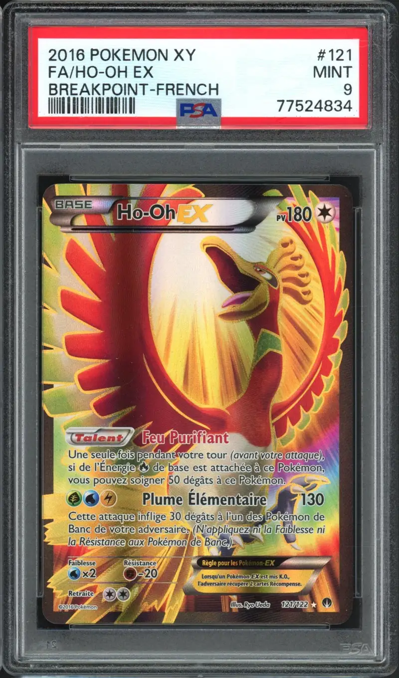 PSA 9 Ho-Oh Ex