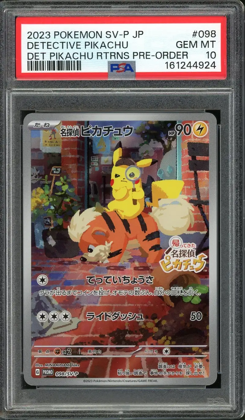PSA 10 Detective Pikachu