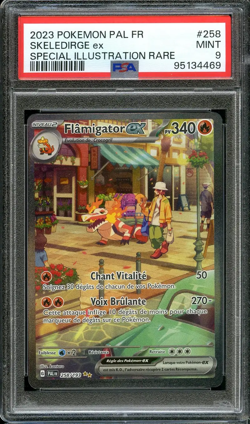 PSA 9 Flâmigator Ex