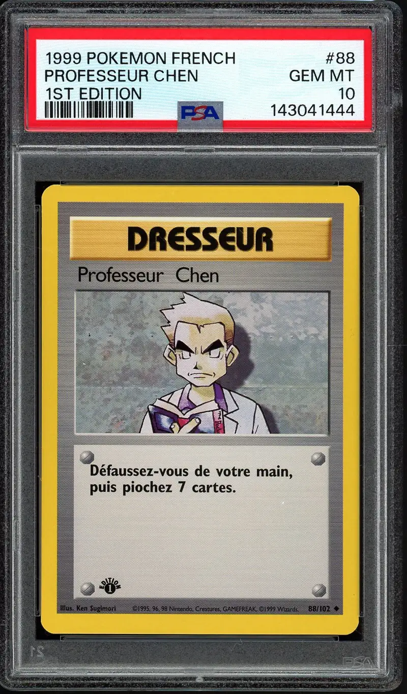 PSA 10 Professeur Chen