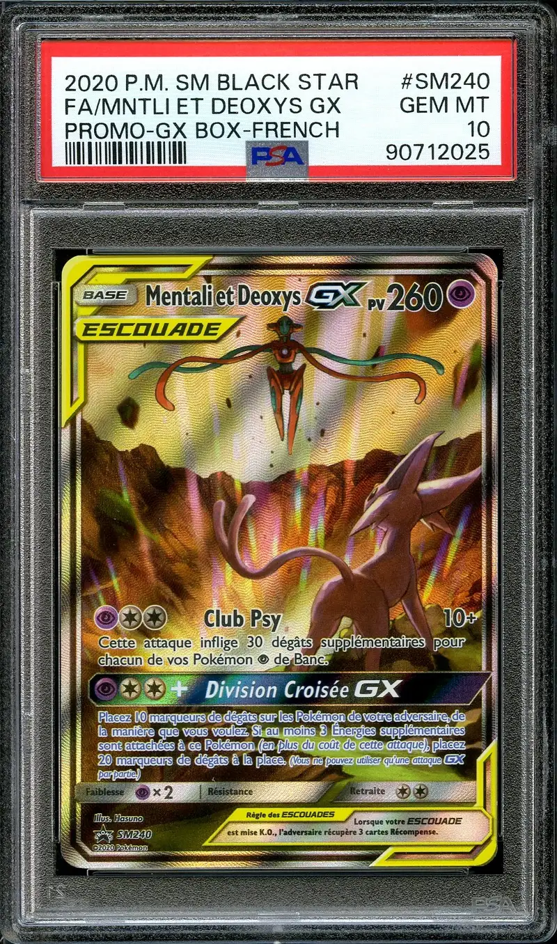 PSA 10 Mentali et Deoxys Gx