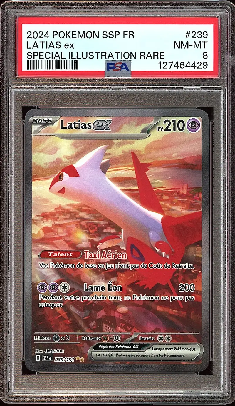 PSA 8 Latias Ex