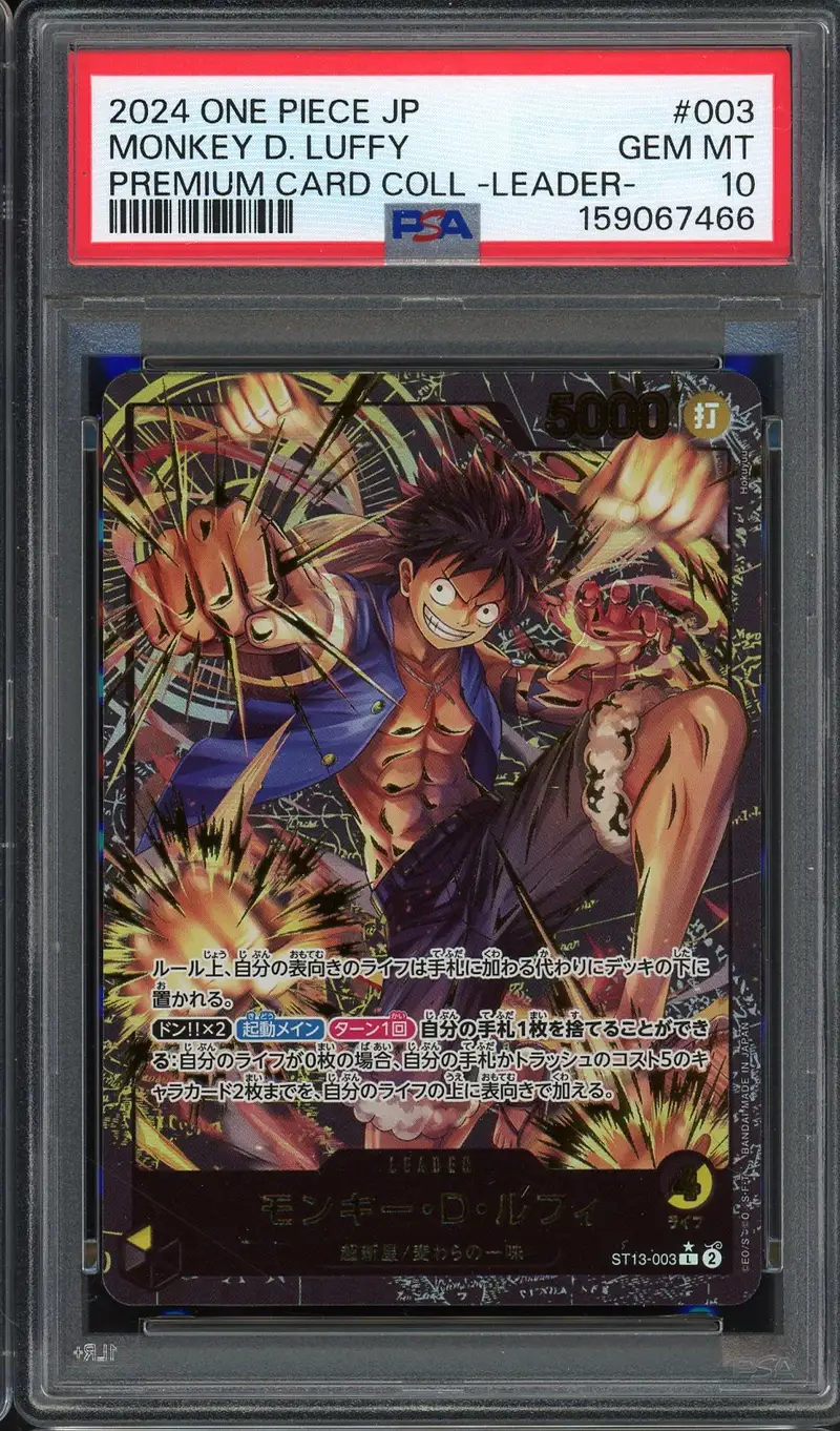 PSA 10 Monkey. D Luffy