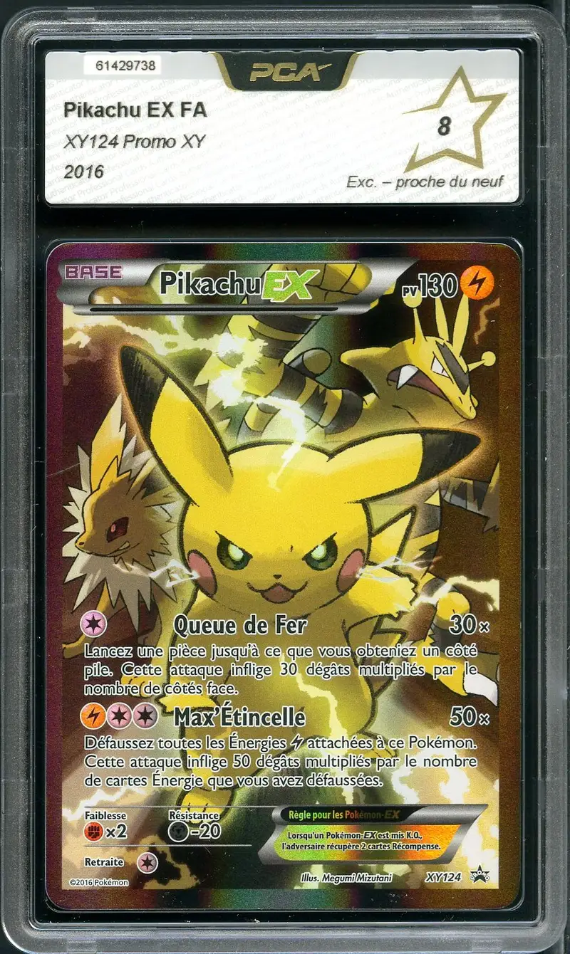 PCA 8 Pikachu Ex