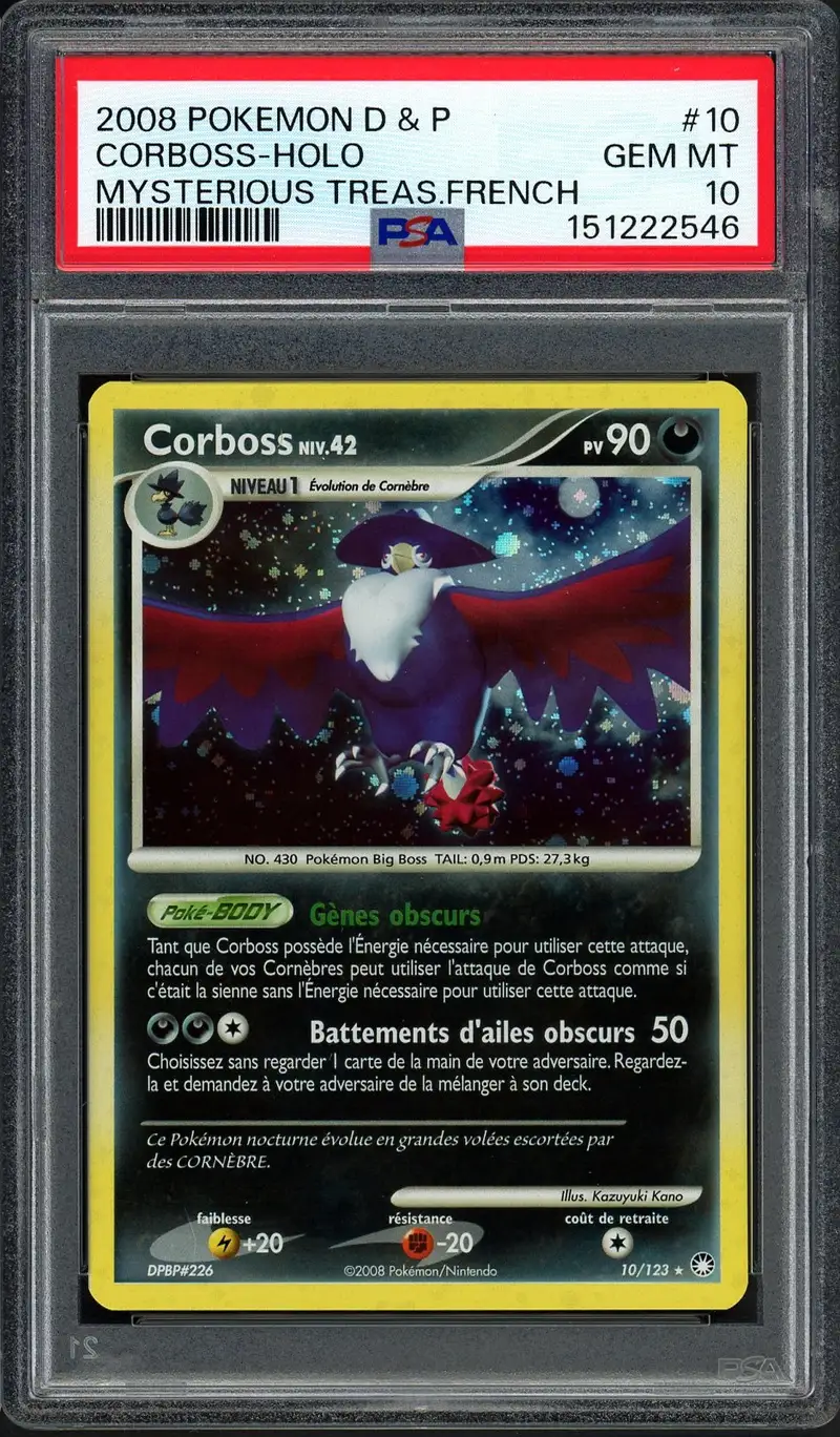 PSA 10 Corboss Holo