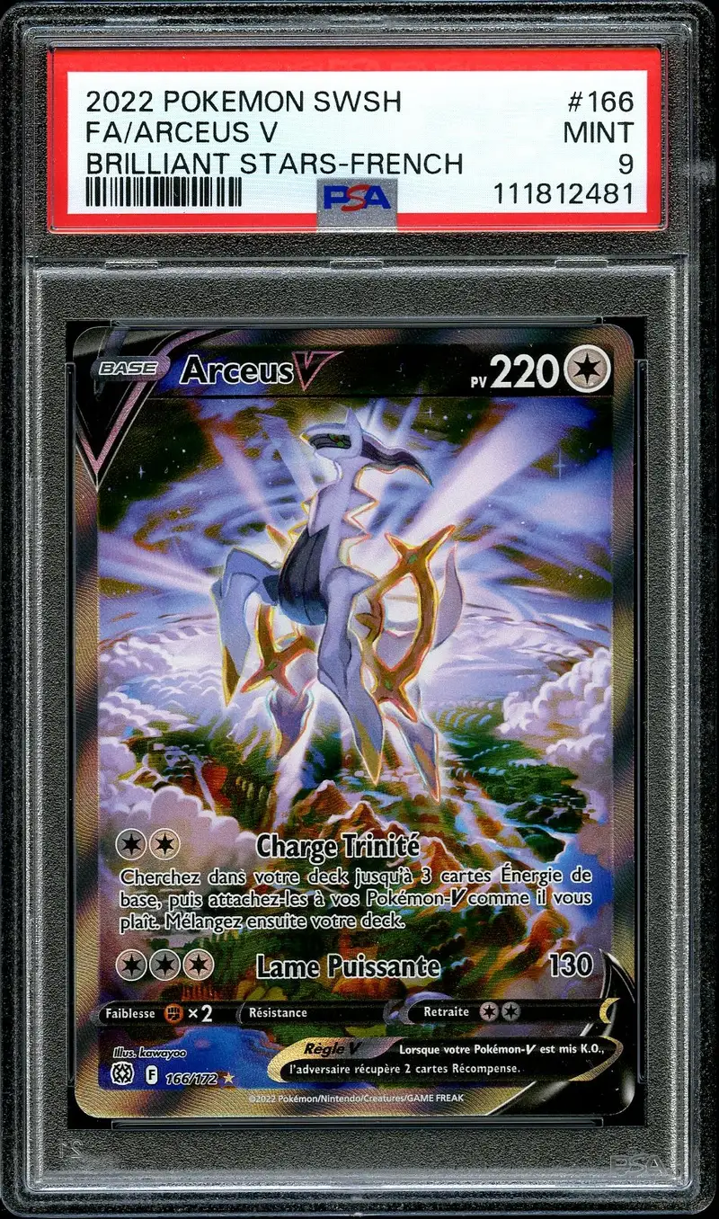 PSA 9 Arceus V