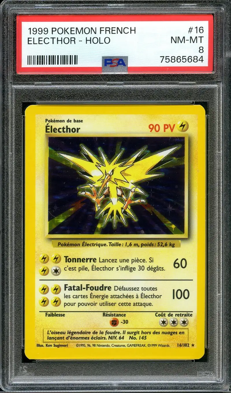 PSA 8 Electhor Holo