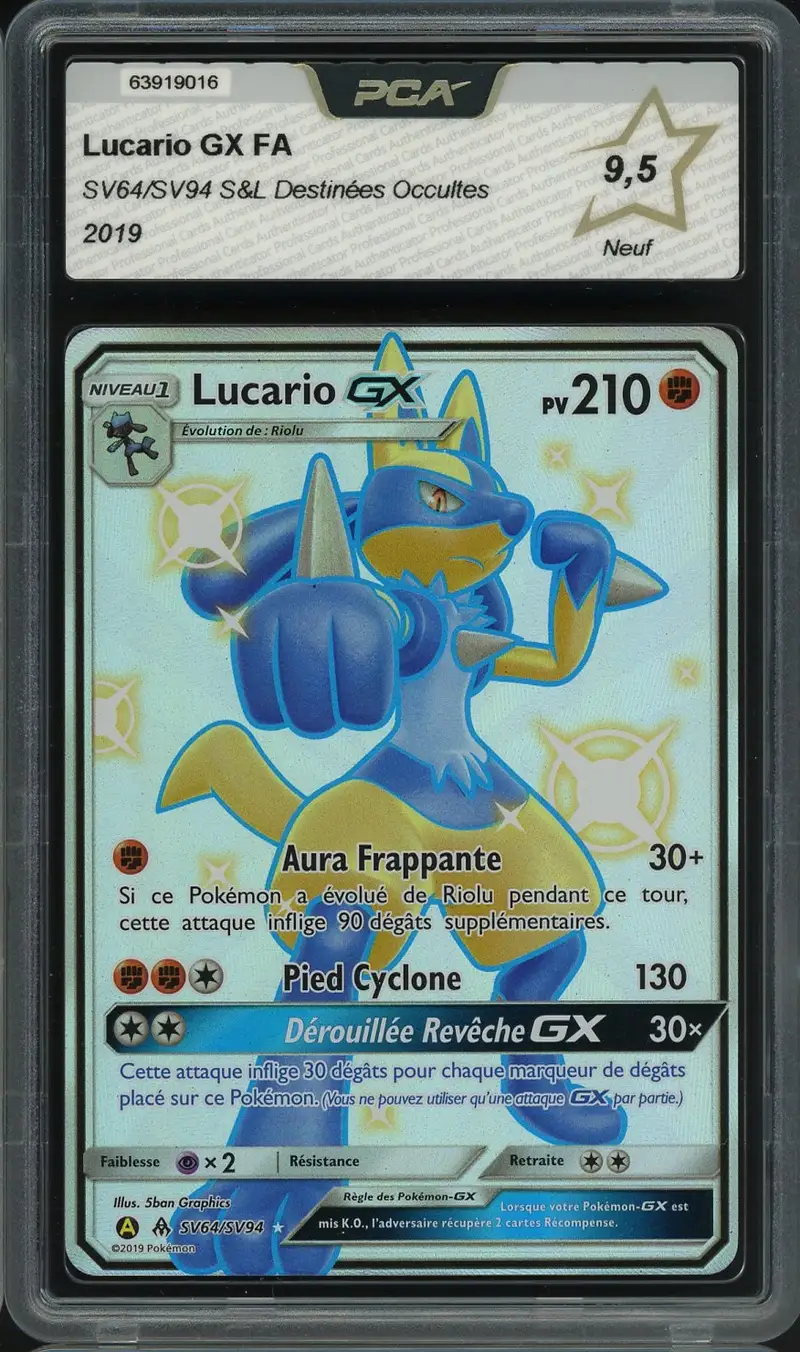 PCA 9.5 Lucario Gx Shiny