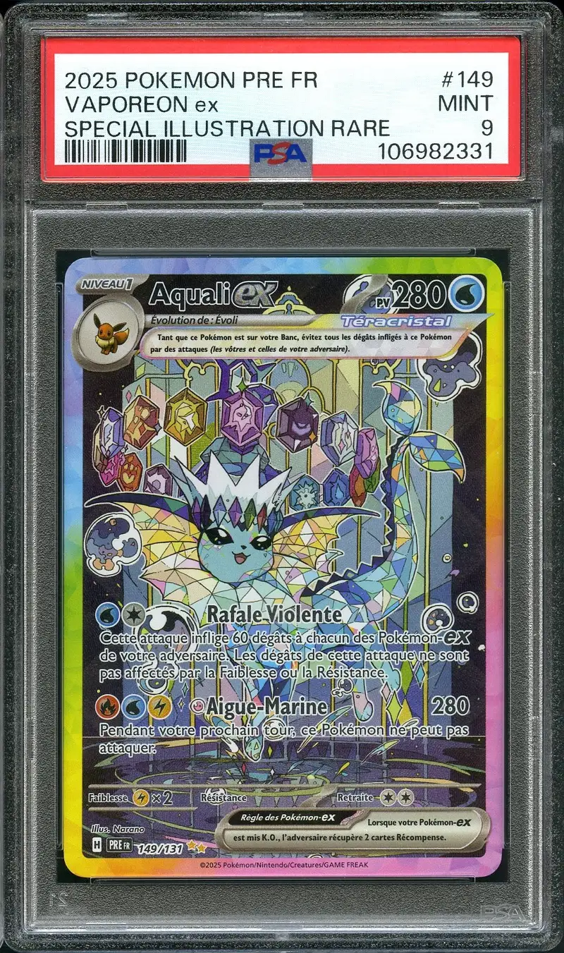 PSA 9 Aquali Ex