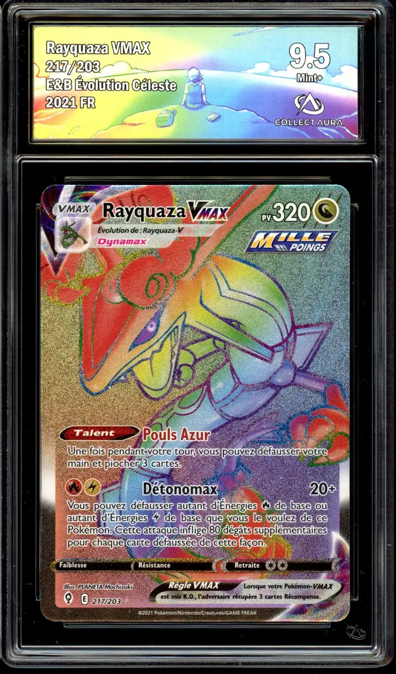 CA 9.5 Rayquaza VMax Rainbow