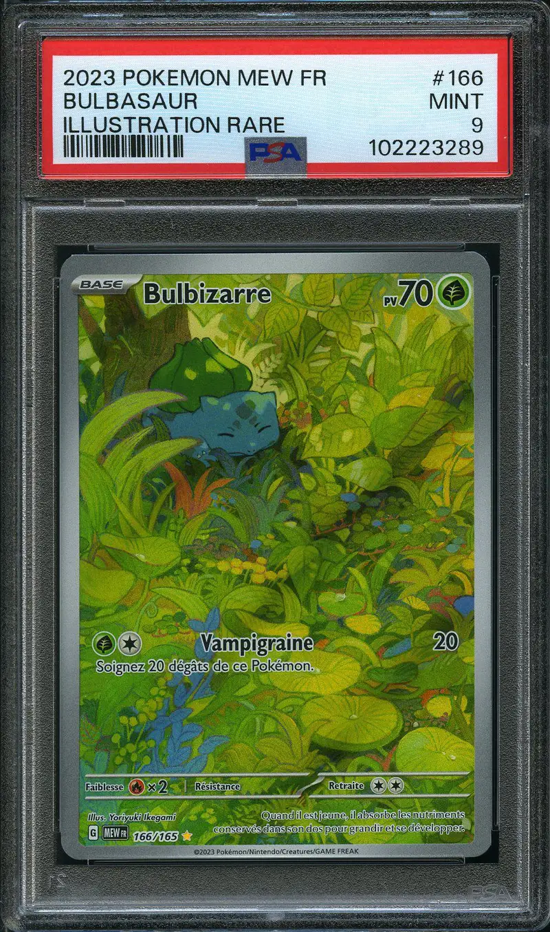PSA 9 Bulbizarre