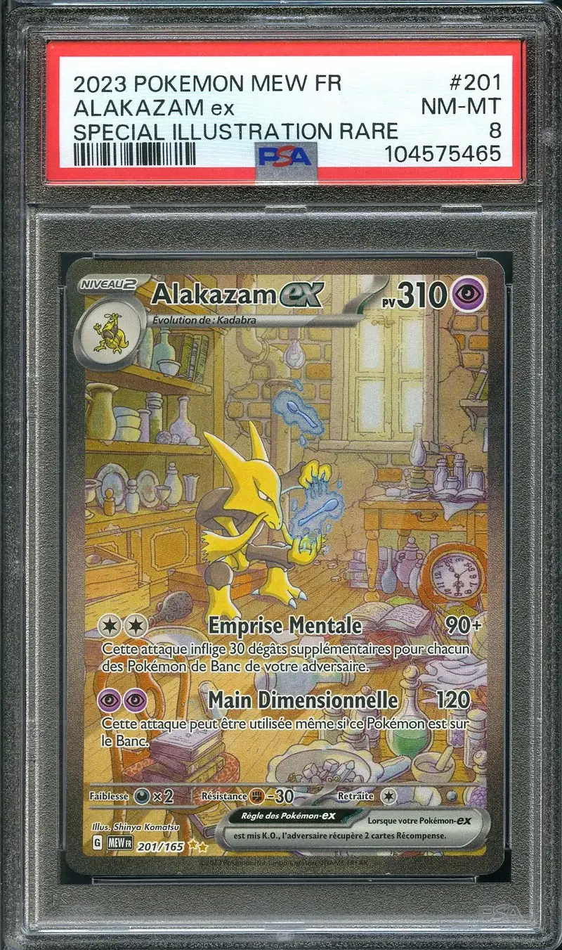 PSA 8 Alakazam Ex