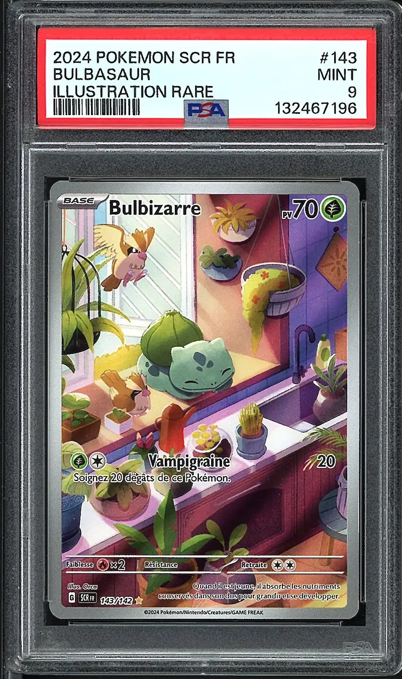 PSA 9 Bulbizarre