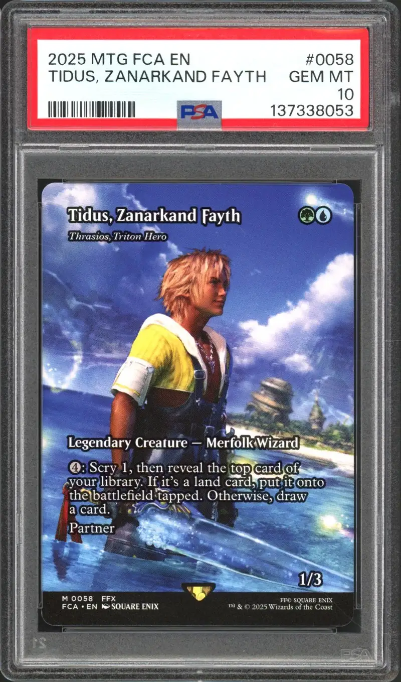 PSA 10 Tidus, Zanarkand Fayth