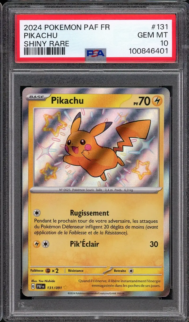 PSA 10 Pikachu Shiny