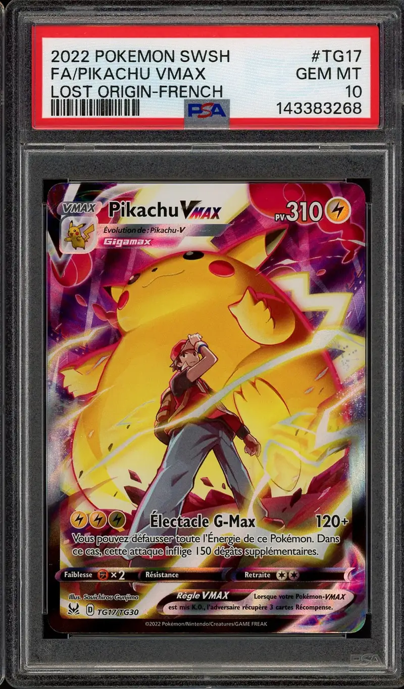 PSA 10 Pikachu VMax
