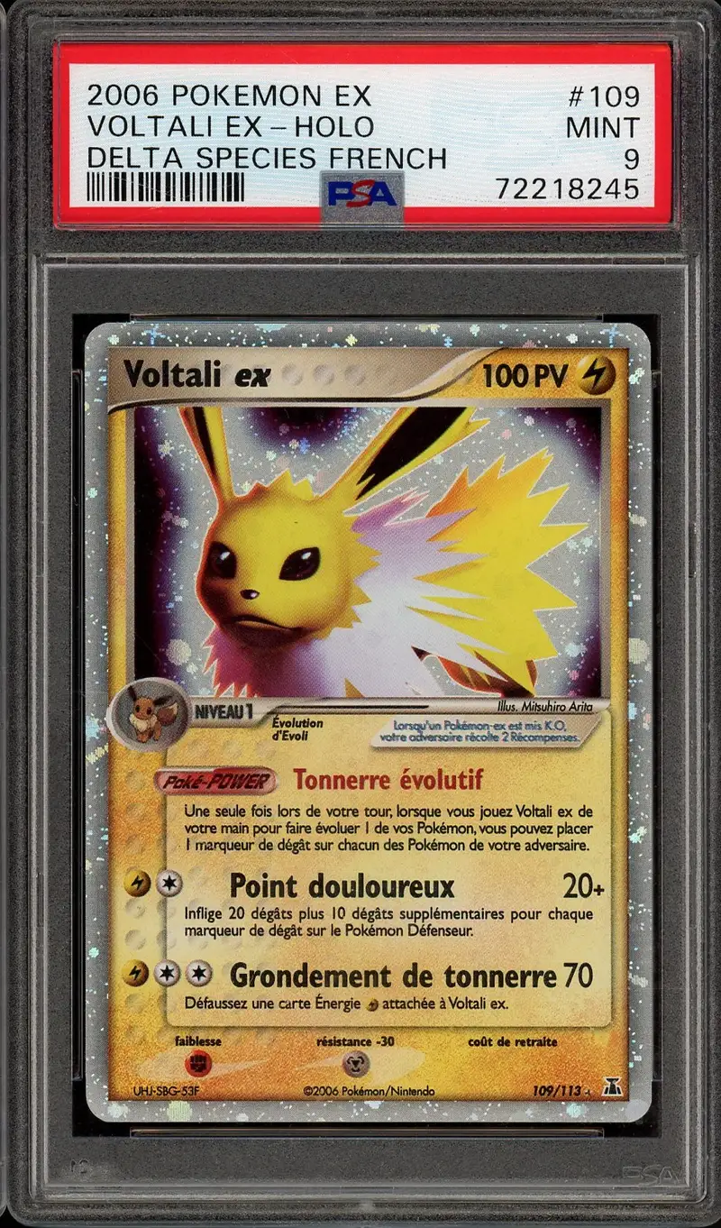 PSA 9 Voltali Ex