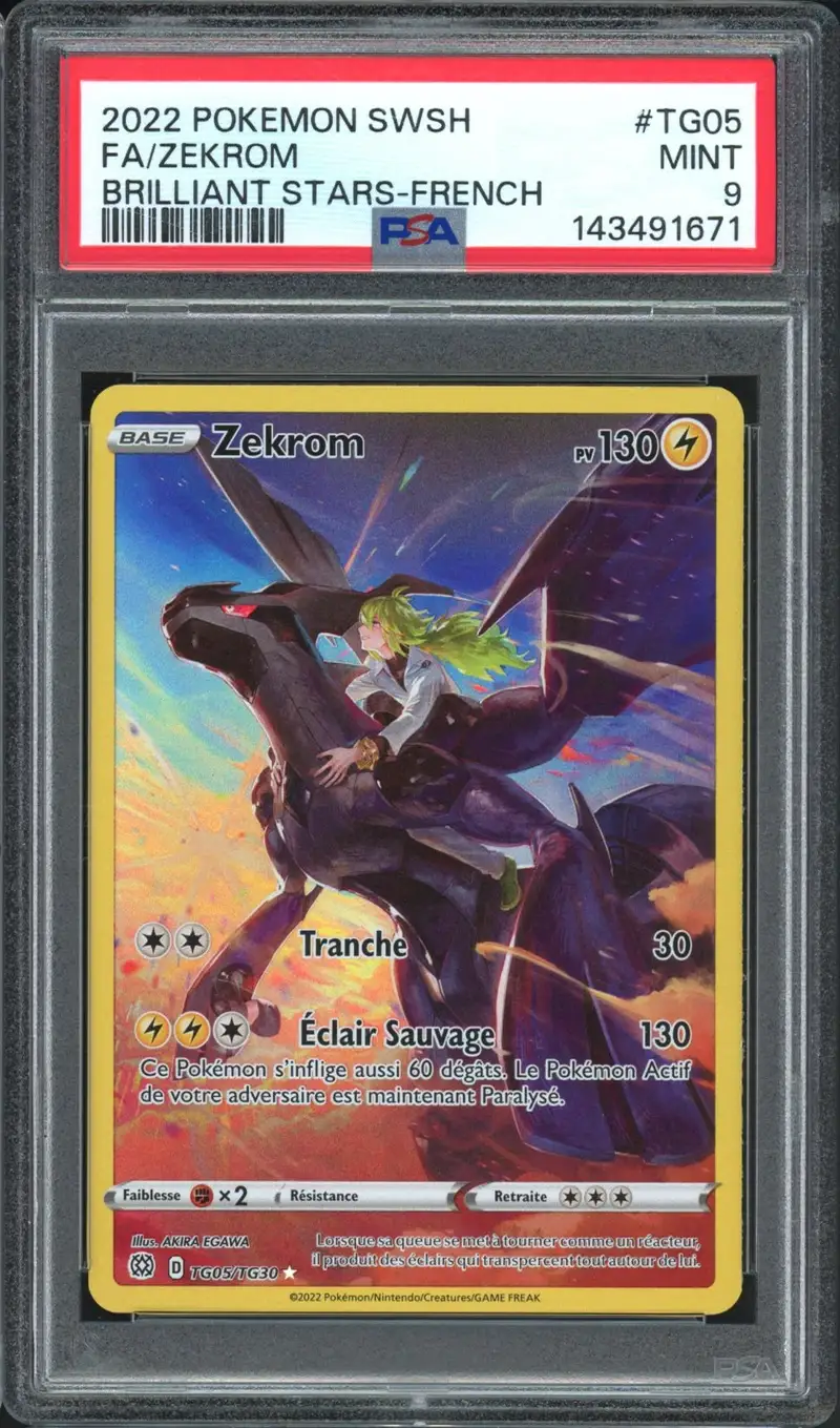 PSA 9 Zekrom