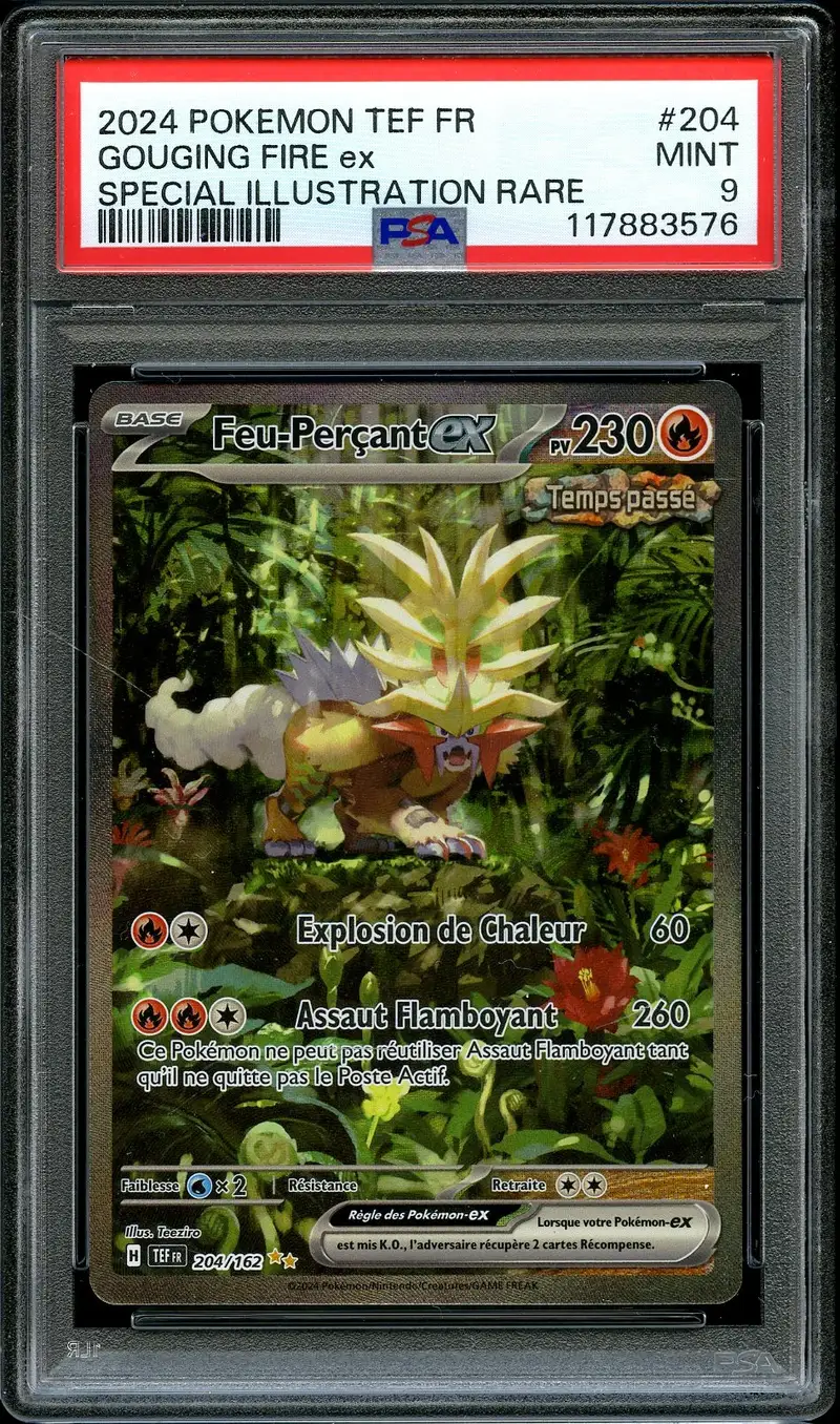 PSA 9 Feu-Perçant Ex