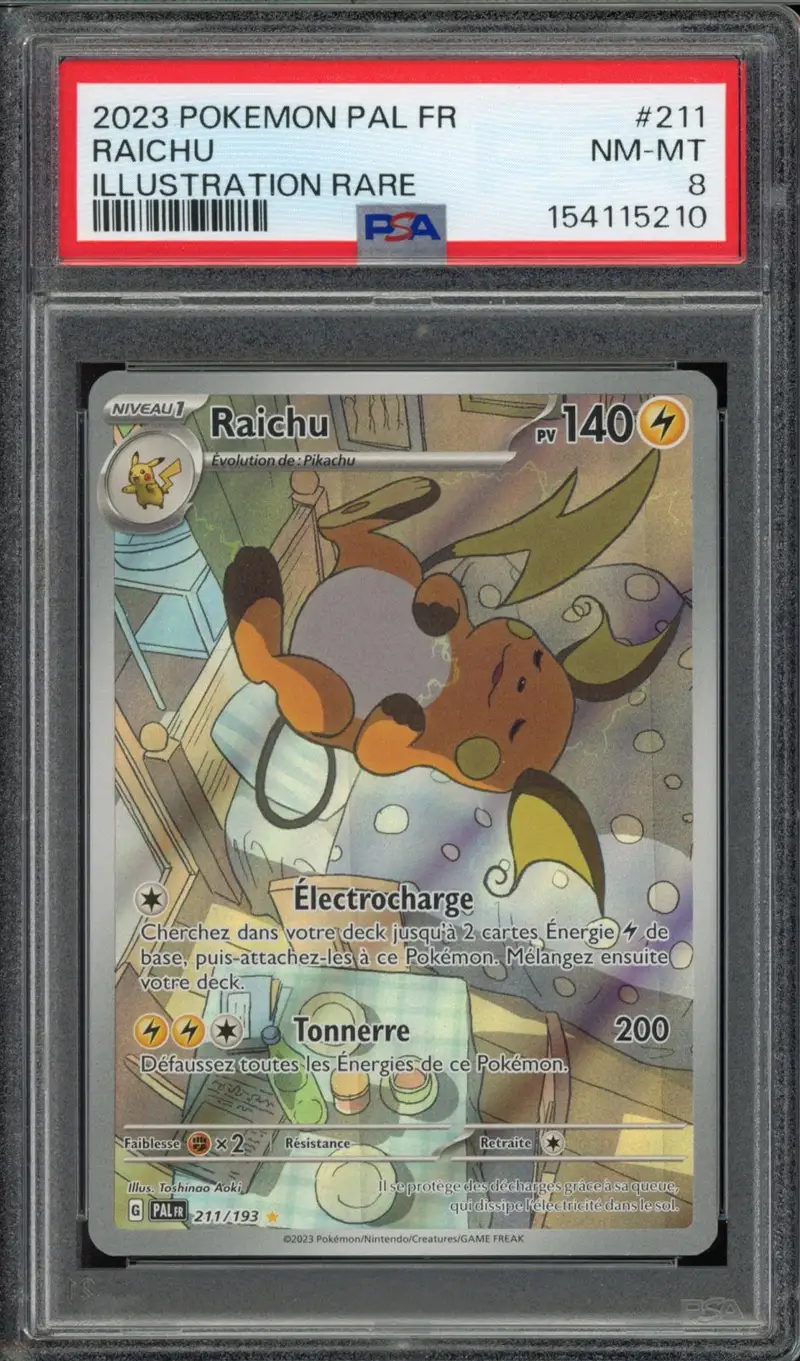 PSA 8 Raichu