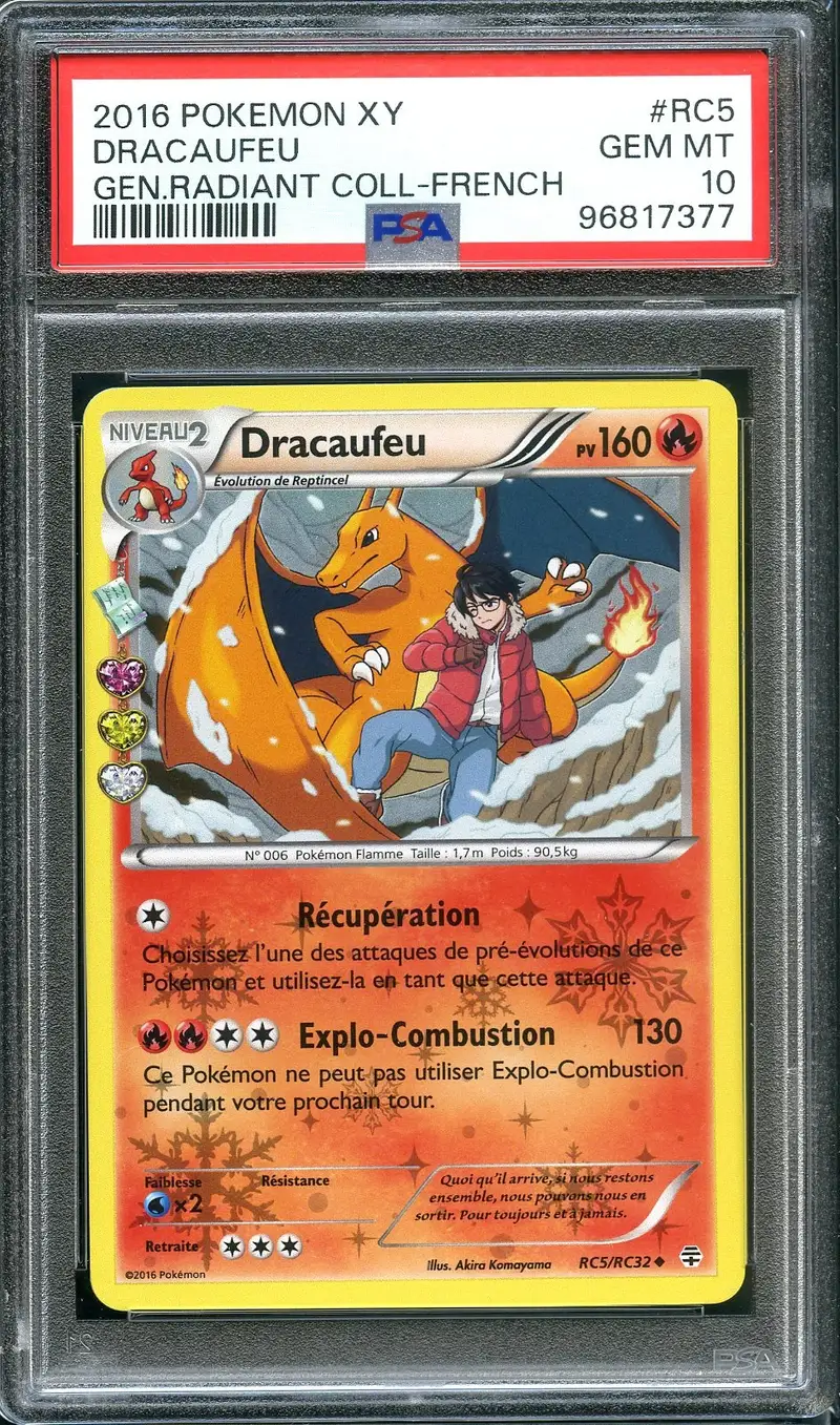 PSA 10 Dracaufeu Holo