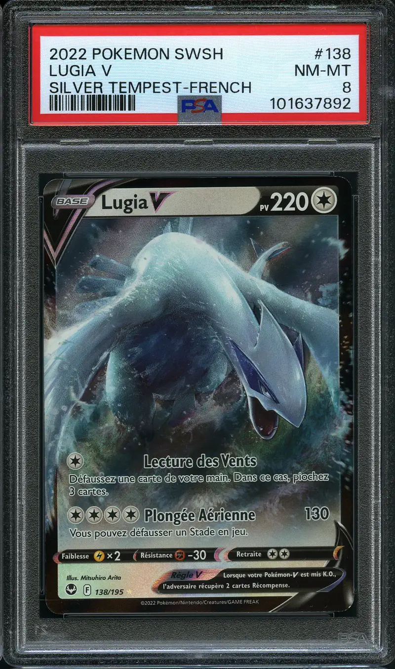PSA 8 Lugia V