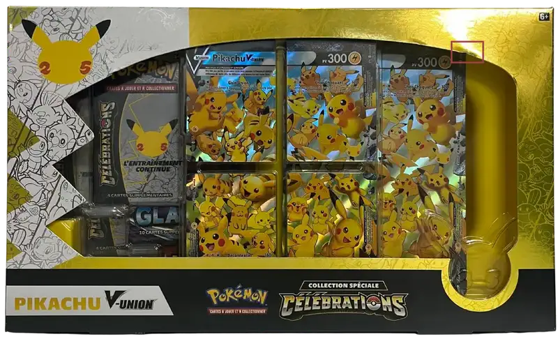 Coffret Pikachu V-Union EB7.5 Célébrations