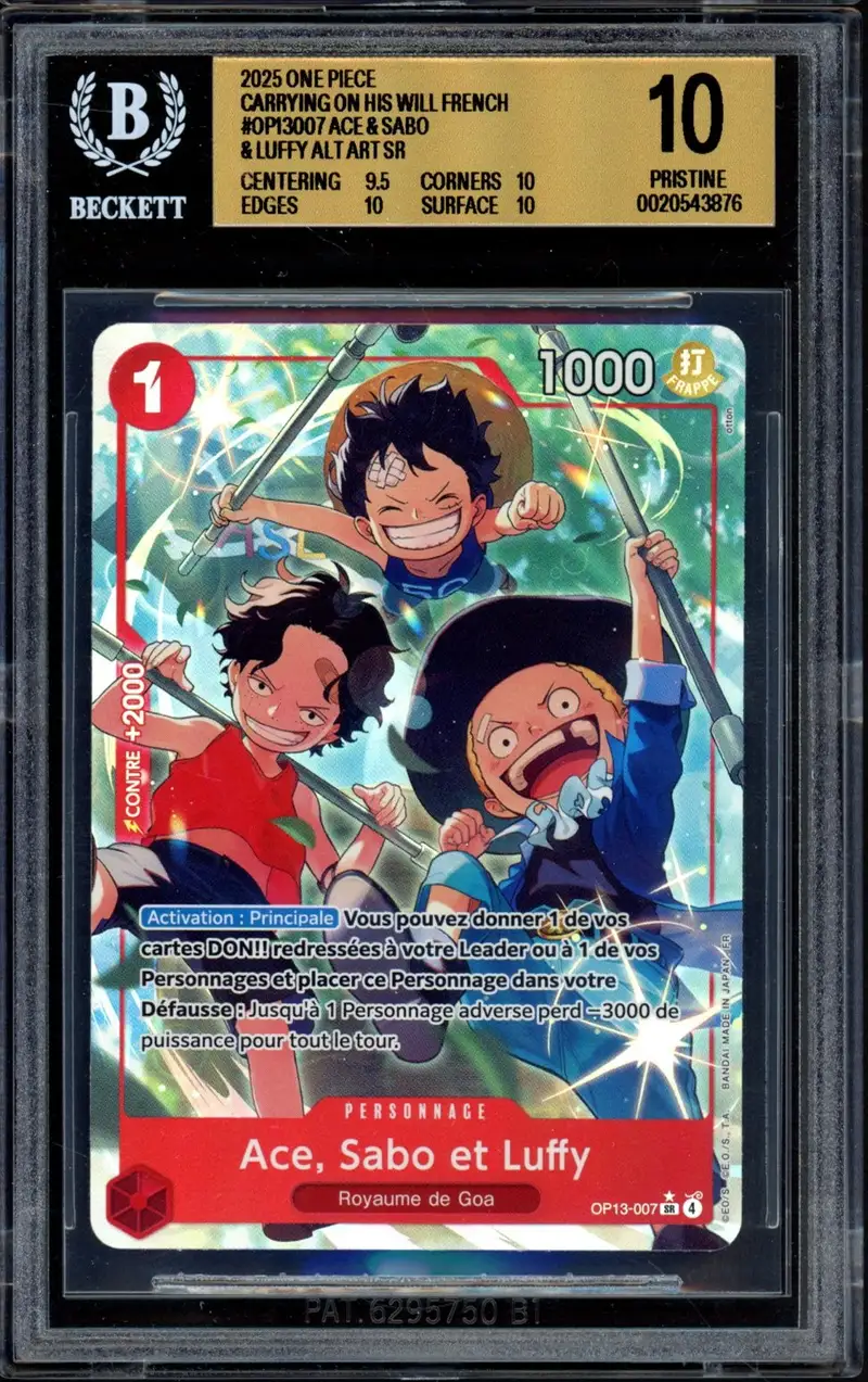 BGS 10 Ace, Sabo et Luffy