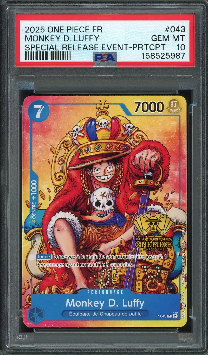 PSA 10 Monkey D. Luffy