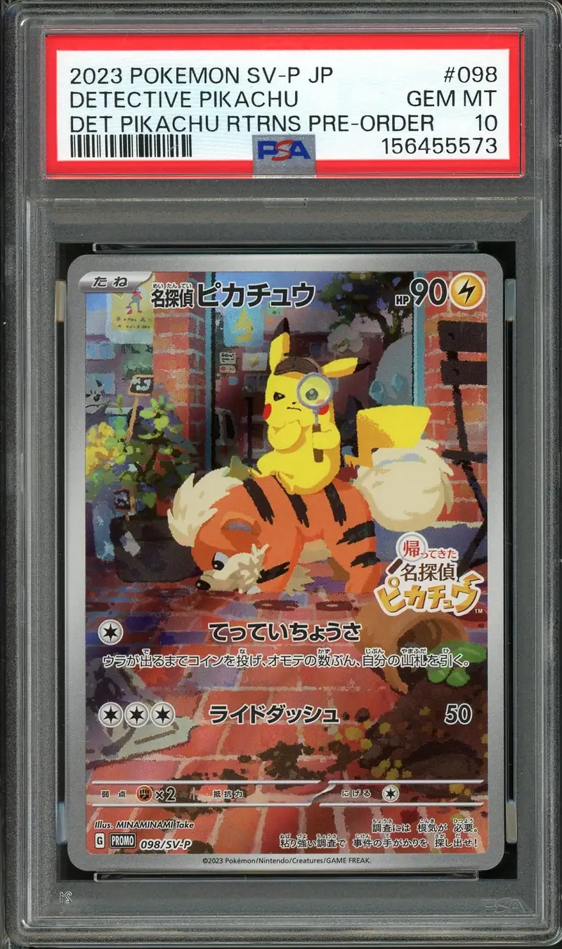 PSA 10 Detective Pikachu