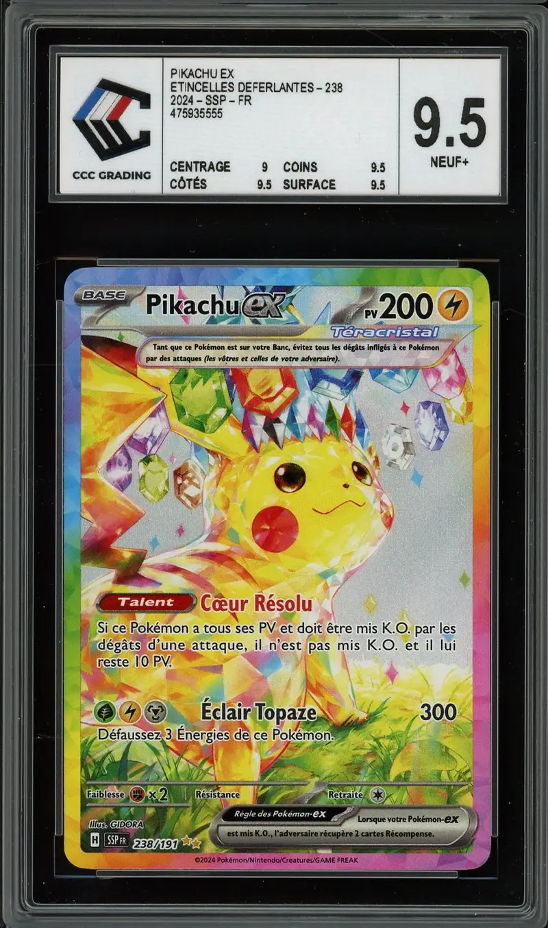 CCC 9.5 Pikachu Ex