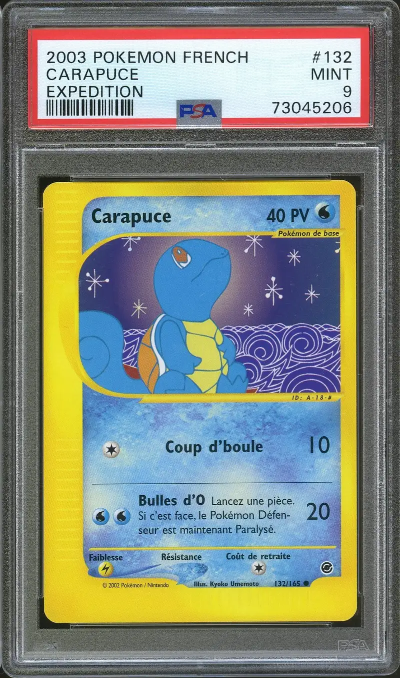 PSA 9 Carapuce