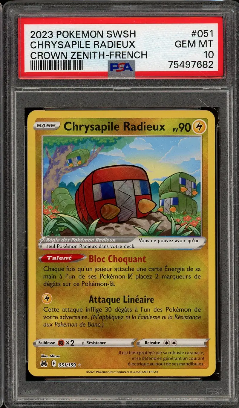 PSA 10 Chrysapile Radieux