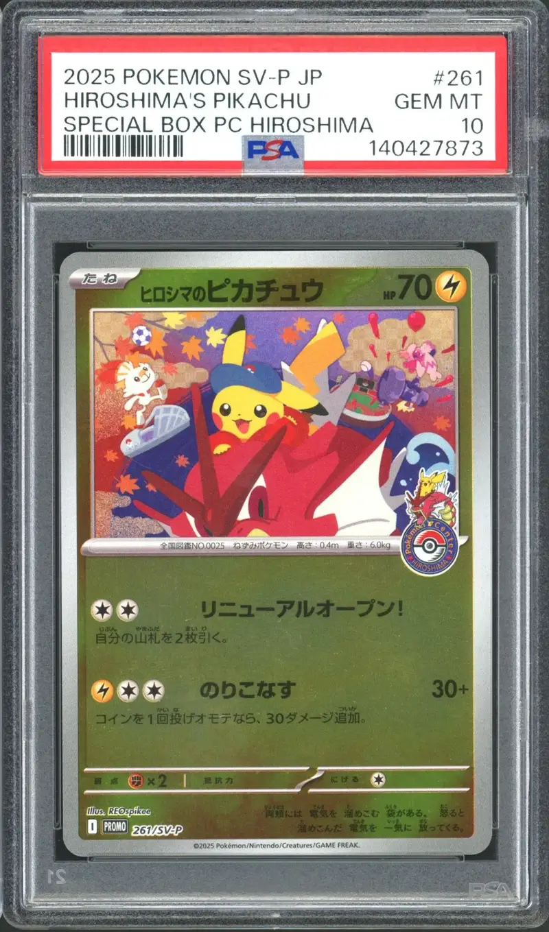PSA 10 Hiroshima's Pikachu Reverse
