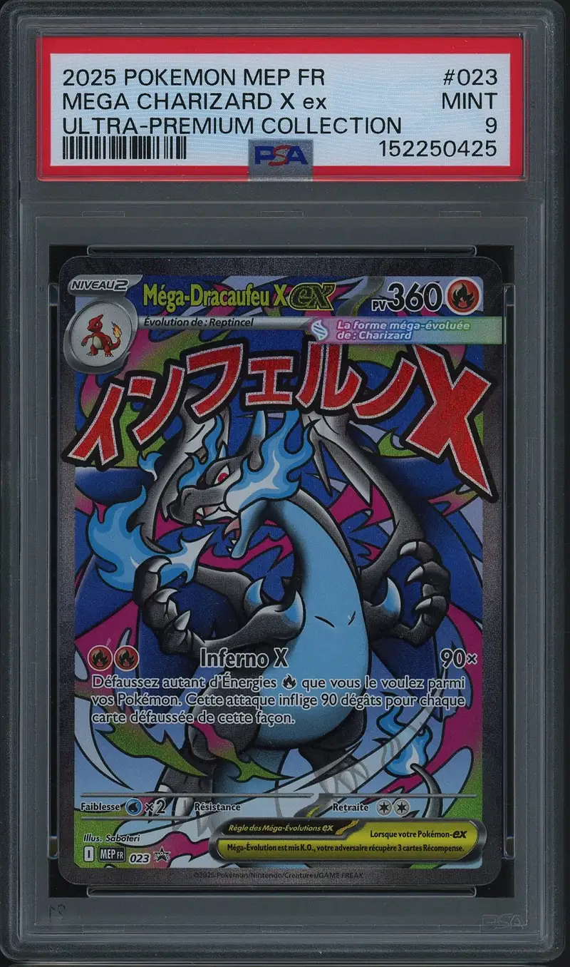 PSA 9 Méga-Dracaufeu X Ex