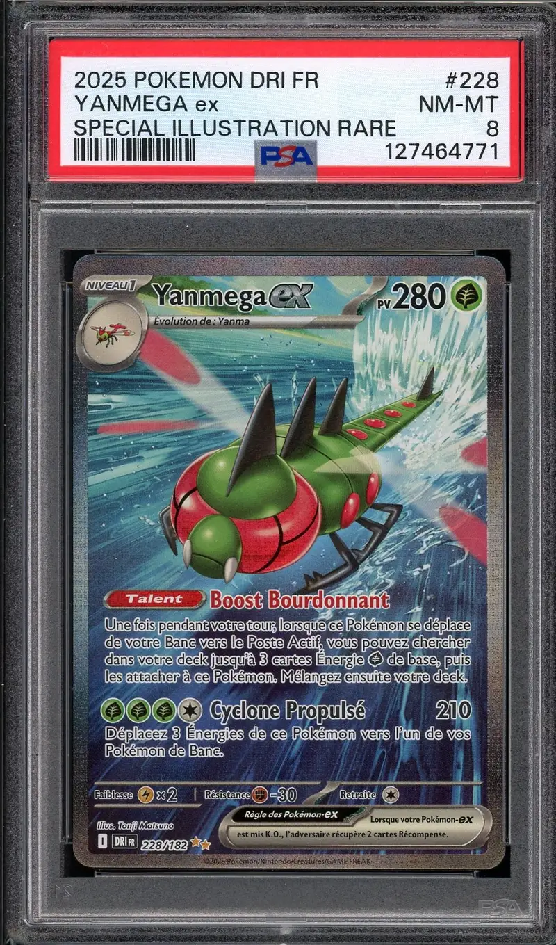 PSA 8 Yanmega Ex