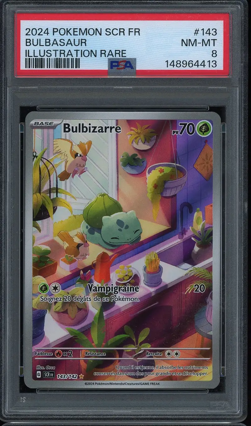 PSA 8 Bulbizarre