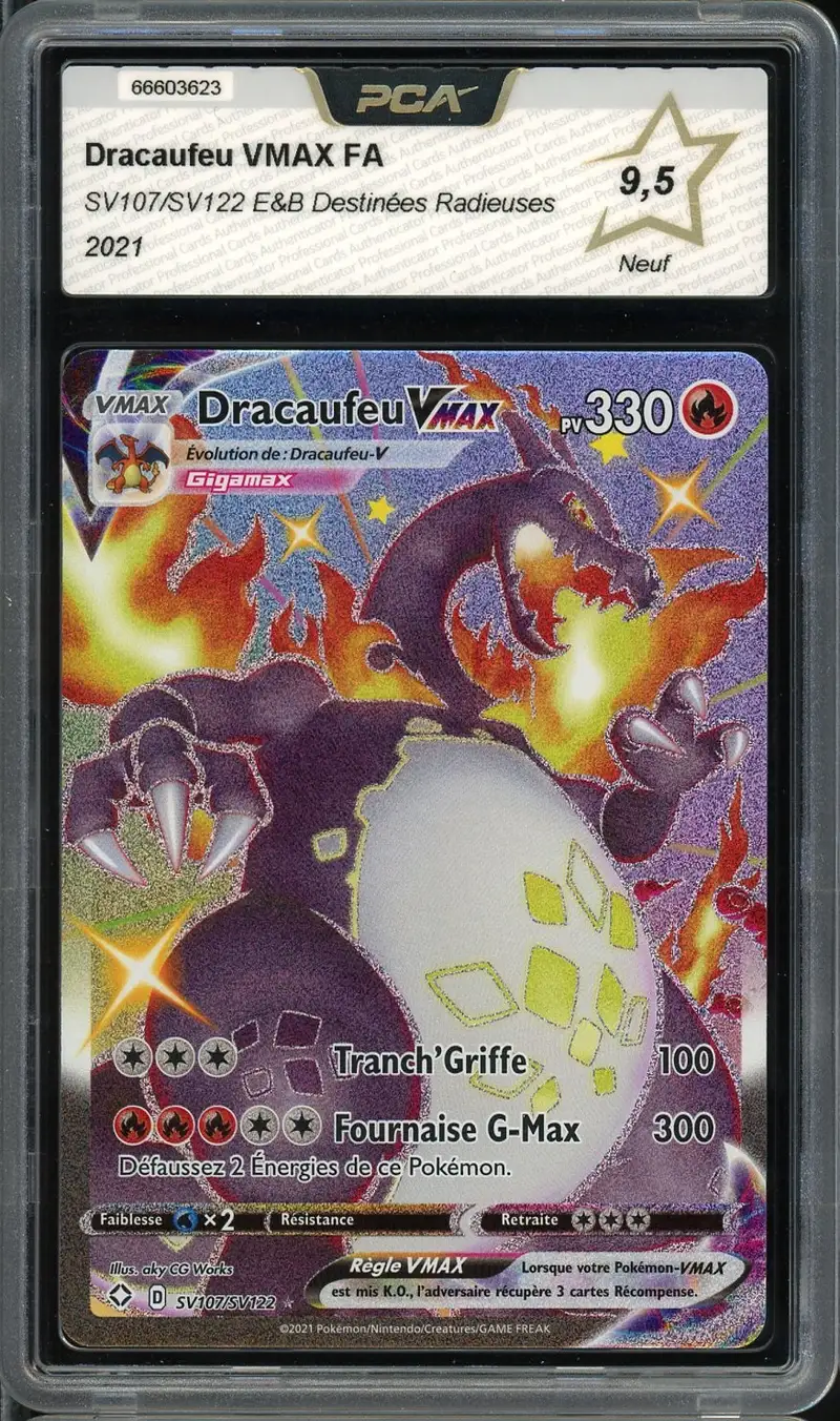 PCA 9.5 Dracaufeu VMax Shiny