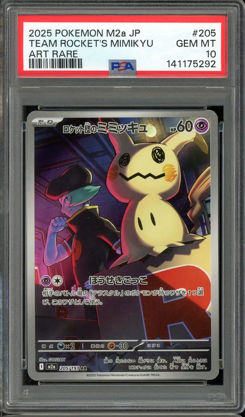 PSA 10 Team Rocket's Mimikyu