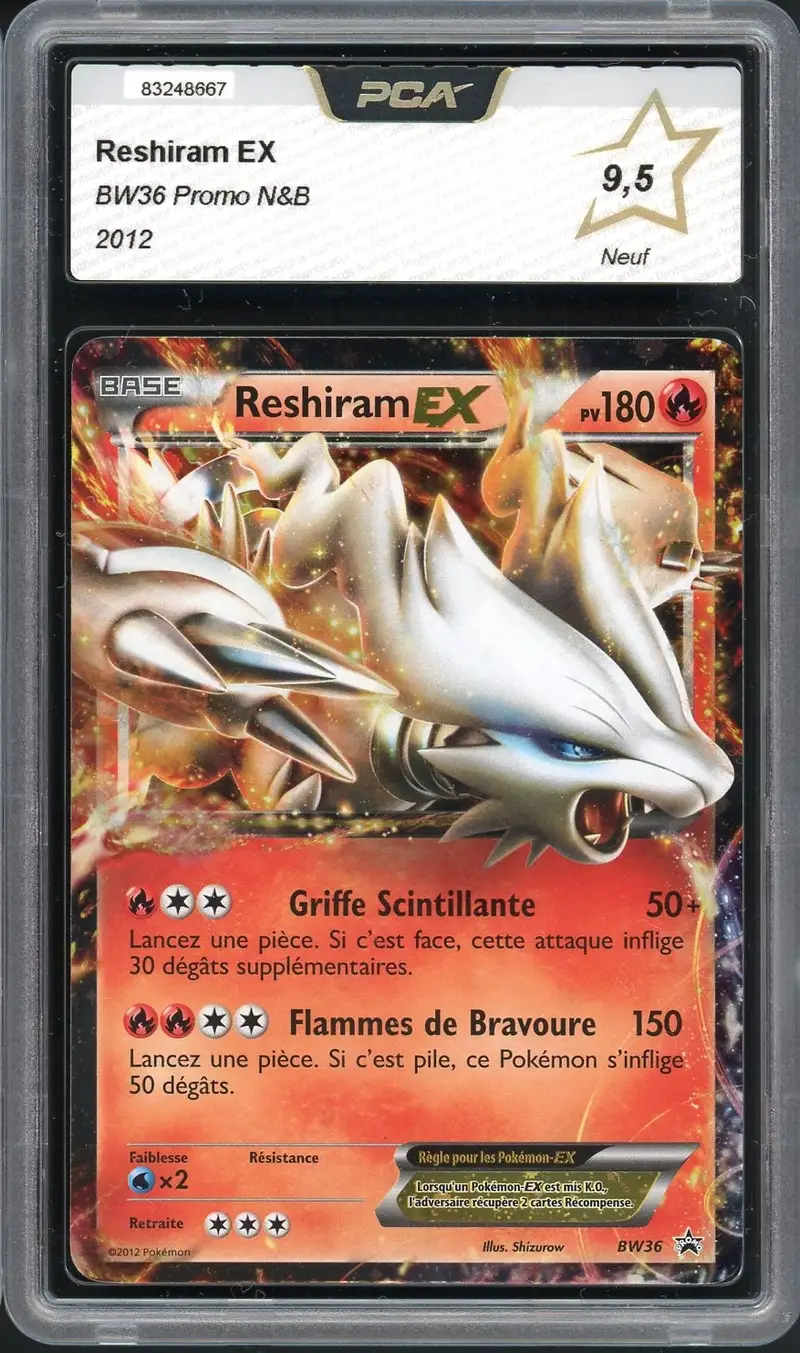 PCA 9.5 Reshiram Ex